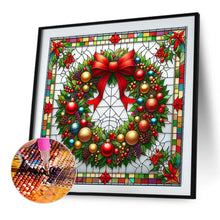 Load image into Gallery viewer, Glass Painting Style Christmas 40*40CM Full Square Drill Diamond Painting Drill Diamond Painting
