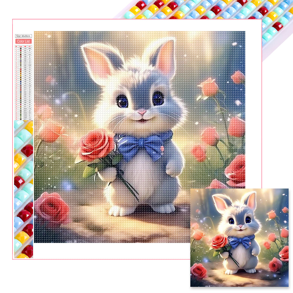 Bunny 30*30CM Full Square Drill Diamond Painting Drill Diamond Painting