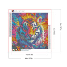 Load image into Gallery viewer, Tiger 40*40CM Full Round Drill Diamond Painting Drill Diamond Painting
