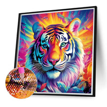 Load image into Gallery viewer, Tiger 40*40CM Full Round Drill Diamond Painting Drill Diamond Painting
