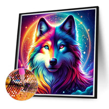 Load image into Gallery viewer, Wolf 40*40CM Full Round Drill Diamond Painting Drill Diamond Painting
