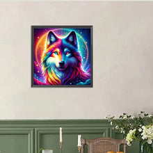 Load image into Gallery viewer, Wolf 40*40CM Full Round Drill Diamond Painting Drill Diamond Painting
