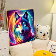 Load image into Gallery viewer, Wolf 40*40CM Full Round Drill Diamond Painting Drill Diamond Painting
