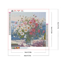 Load image into Gallery viewer, Flowers 40*40CM(Canvas) Full Round Drill Diamond Painting
