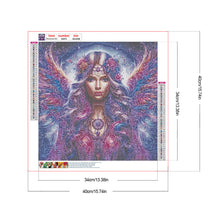 Load image into Gallery viewer, Angel Girl 40*40CM Full Round Drill Diamond Painting Drill Diamond Painting
