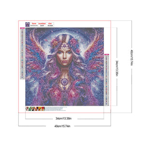 Angel Girl 40*40CM Full Round Drill Diamond Painting Drill Diamond Painting