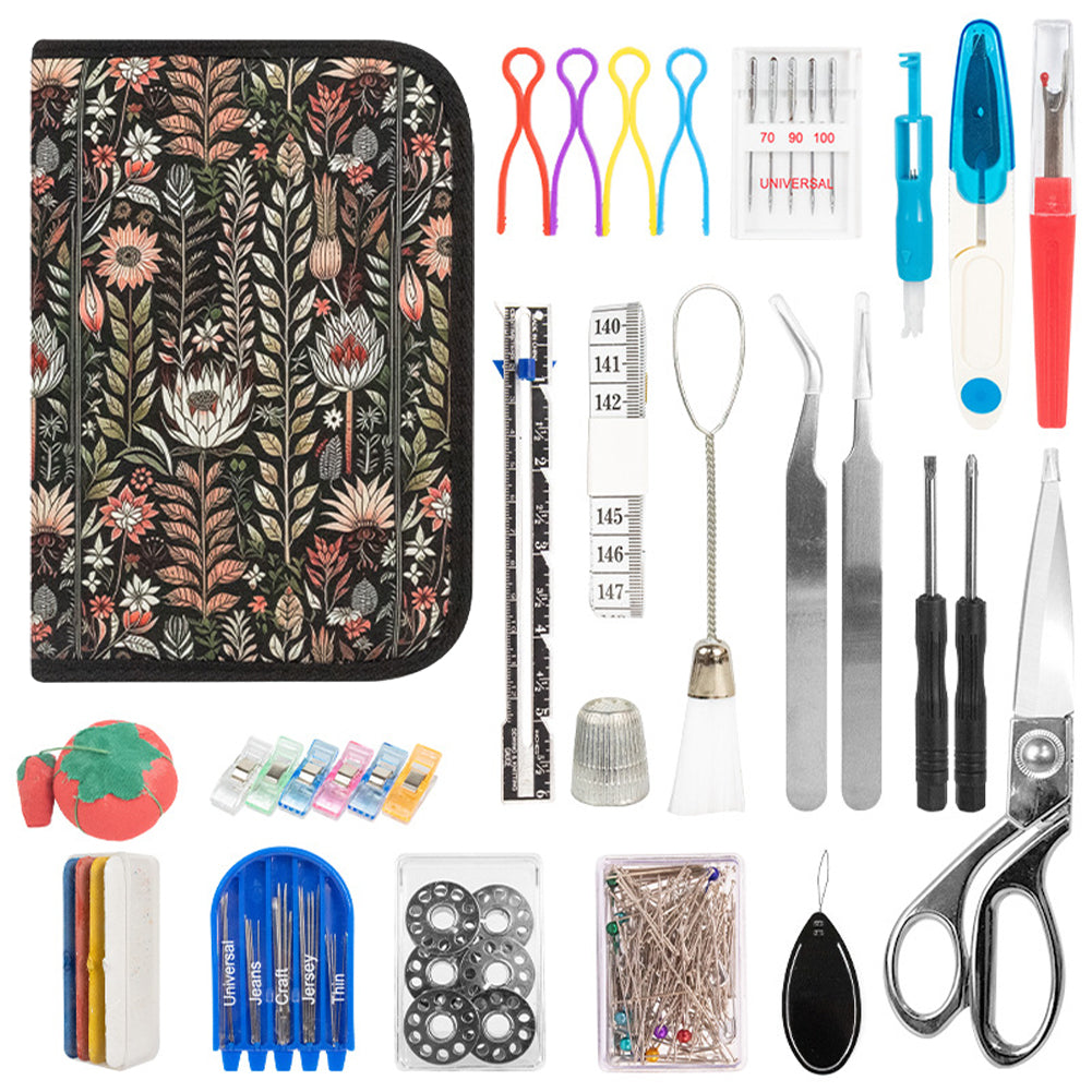 Cross Stitch Sewing Kit Portable Embroidery Sewing Kit for Adults Beginner