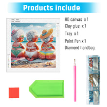 Load image into Gallery viewer, Cute Granny 30*30CM Special Shaped Drill Diamond Painting Drill Diamond Painting
