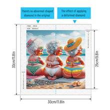 Load image into Gallery viewer, Cute Granny 30*30CM Special Shaped Drill Diamond Painting Drill Diamond Painting
