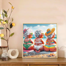 Load image into Gallery viewer, Cute Granny 30*30CM Special Shaped Drill Diamond Painting Drill Diamond Painting
