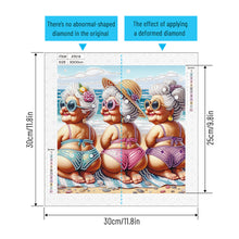 Load image into Gallery viewer, Cute Granny 30*30CM Special Shaped Drill Diamond Painting Drill Diamond Painting
