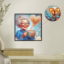 Load image into Gallery viewer, Cute Granny 30*30CM Special Shaped Drill Diamond Painting Drill Diamond Painting
