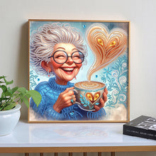 Load image into Gallery viewer, Cute Granny 30*30CM Special Shaped Drill Diamond Painting Drill Diamond Painting
