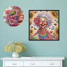 Load image into Gallery viewer, Cute Granny 30*30CM Special Shaped Drill Diamond Painting Drill Diamond Painting
