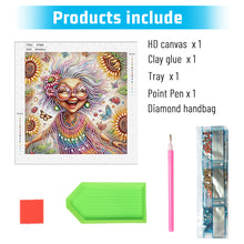 Load image into Gallery viewer, Cute Granny 30*30CM Special Shaped Drill Diamond Painting Drill Diamond Painting
