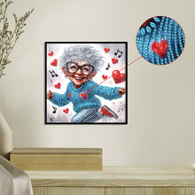 Load image into Gallery viewer, Cute Granny 30*30CM Special Shaped Drill Diamond Painting Drill Diamond Painting
