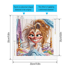 Load image into Gallery viewer, Cute Granny 30*30CM Special Shaped Drill Diamond Painting Drill Diamond Painting
