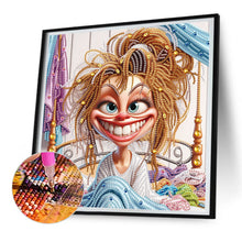 Load image into Gallery viewer, Cute Granny 30*30CM Special Shaped Drill Diamond Painting Drill Diamond Painting
