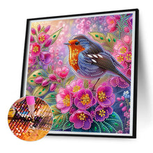 Load image into Gallery viewer, Birdsong And Flowers 30*30CM Special Shaped Drill Diamond Painting Drill Diamond Painting
