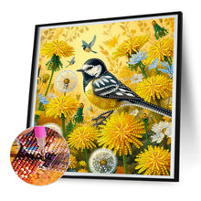 Load image into Gallery viewer, Birdsong And Flowers 30*30CM Special Shaped Drill Diamond Painting Drill Diamond Painting
