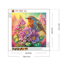 Load image into Gallery viewer, Birdsong And Flowers 30*30CM Special Shaped Drill Diamond Painting Drill Diamond Painting
