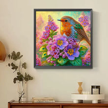 Load image into Gallery viewer, Birdsong And Flowers 30*30CM Special Shaped Drill Diamond Painting Drill Diamond Painting
