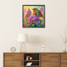 Load image into Gallery viewer, Birdsong And Flowers 30*30CM Special Shaped Drill Diamond Painting Drill Diamond Painting
