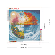 Load image into Gallery viewer, Four Seasons Scenery 40*40CM Full Round Drill Diamond Painting Drill Diamond Painting
