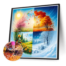 Load image into Gallery viewer, Four Seasons Scenery 40*40CM Full Round Drill Diamond Painting Drill Diamond Painting
