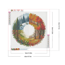 Load image into Gallery viewer, Four Seasons Scenery 40*40CM Full Round Drill Diamond Painting Drill Diamond Painting
