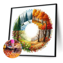 Load image into Gallery viewer, Four Seasons Scenery 40*40CM Full Round Drill Diamond Painting Drill Diamond Painting
