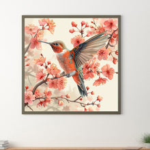 Load image into Gallery viewer, Hummingbird Plum 30*30CM Full Round Drill Diamond Painting Drill Diamond Painting
