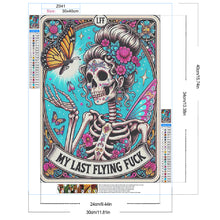 Load image into Gallery viewer, Skull Tarot 30*40CM Full Round Drill Diamond Painting Drill Diamond Painting
