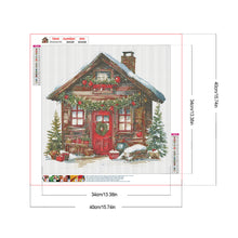 Load image into Gallery viewer, Christmas House 40*40CM Full Round Drill Diamond Painting Drill Diamond Painting
