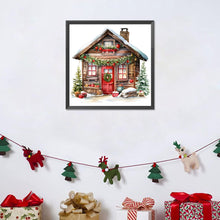 Load image into Gallery viewer, Christmas House 40*40CM Full Round Drill Diamond Painting Drill Diamond Painting
