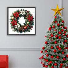 Load image into Gallery viewer, Christmas Wreath 30*30 CM Full AB Square Drill Diamond Painting Drill Diamond Painting
