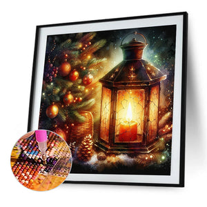 Christmas Tree Lights 30*30 CM Full AB Square Drill Diamond Painting Drill Diamond Painting