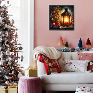 Christmas Tree Lights 30*30 CM Full AB Square Drill Diamond Painting Drill Diamond Painting