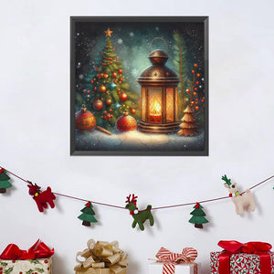 Christmas Tree Lights 30*30 CM Full AB Square Drill Diamond Painting Drill Diamond Painting