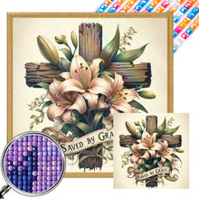 Load image into Gallery viewer, Cross Flowers 40*40CM Full AB Square Drill Diamond Painting Drill Diamond Painting
