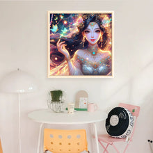 Load image into Gallery viewer, Huancan - Ancient Style Girl - 50*50CM 14CT 2 Stamped Cross Stitch
