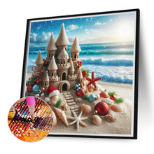 Load image into Gallery viewer, Beach Castle 30*30CM(Canvas) Full Round Drill Diamond Painting
