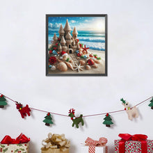 Load image into Gallery viewer, Beach Castle 30*30CM(Canvas) Full Round Drill Diamond Painting
