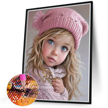 Load image into Gallery viewer, Big Eyes Girl 40*50CM Full Round Drill Diamond Painting Drill Diamond Painting
