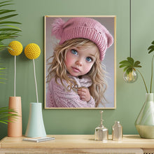 Load image into Gallery viewer, Big Eyes Girl 40*50CM Full Round Drill Diamond Painting Drill Diamond Painting
