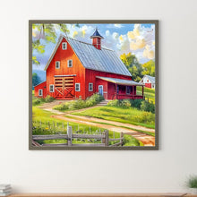 Load image into Gallery viewer, Ranch Barn 30*30CM Full Round Drill Diamond Painting Drill Diamond Painting
