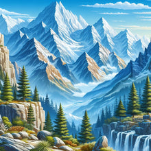 Load image into Gallery viewer, Iceberg Forest 30*30CM Full Round Drill Diamond Painting Drill Diamond Painting
