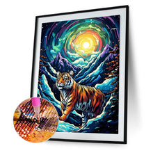 Load image into Gallery viewer, Tiger 30*40CM Full Round Drill Diamond Painting Drill Diamond Painting
