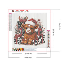 Load image into Gallery viewer, Christmas For A Calf 30*30CM(Canvas) Full Round Drill Diamond Painting
