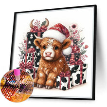 Load image into Gallery viewer, Christmas For A Calf 30*30CM(Canvas) Full Round Drill Diamond Painting
